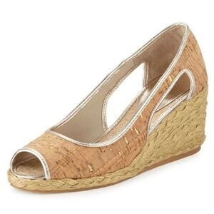 Donald Pliner Charlot Cork Espadrille Wedge | NWOB